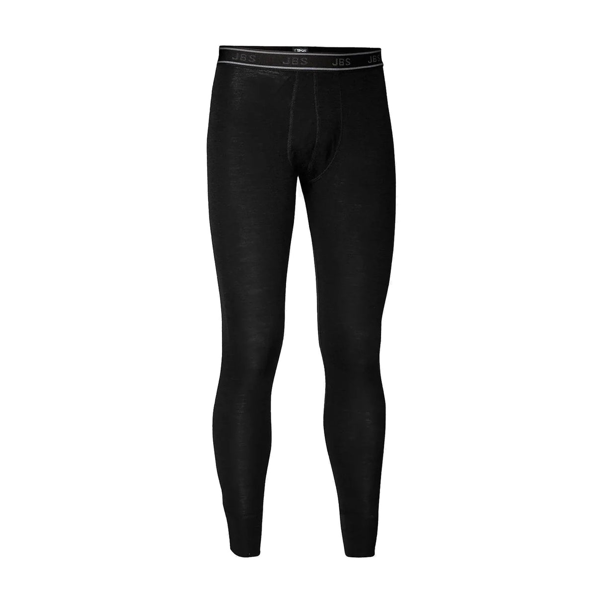 JBS "Wool" Long Johns Lange Underbukser Herre - 100% Merinould - Sort -
