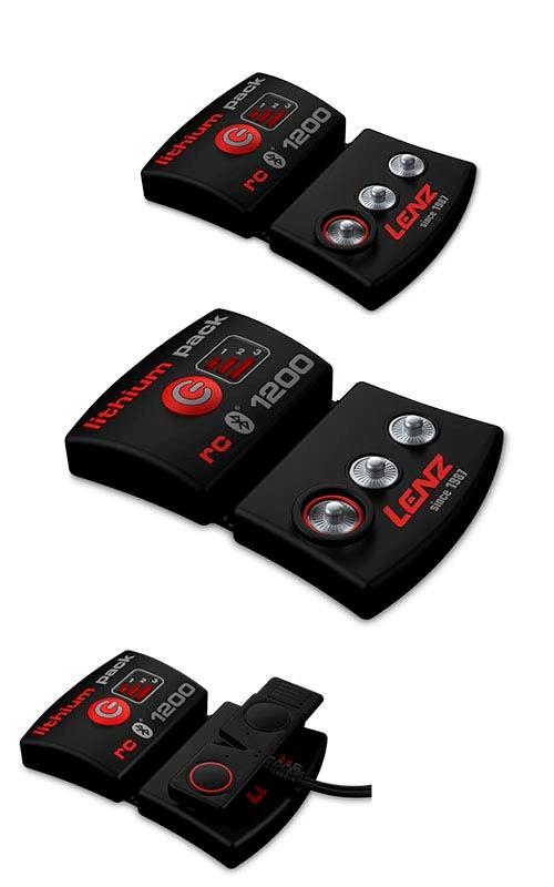 Lenz Lithium Pack RCB 1200 2 stk. batterier - Black