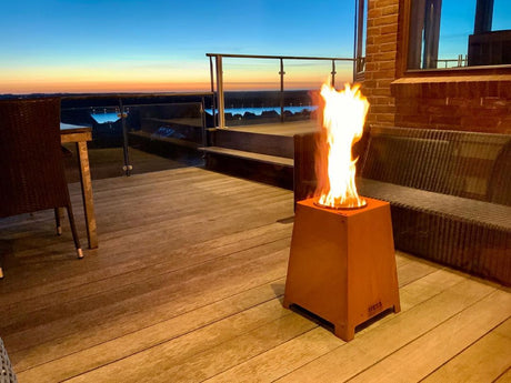 HETA Quad Terrassevarmer - Outdoor Pillebrænder -