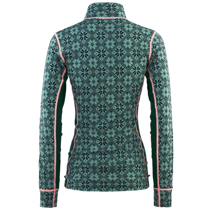 Kari Traa Rose Half Zip Skiundertrøje Dame - Murk Green -