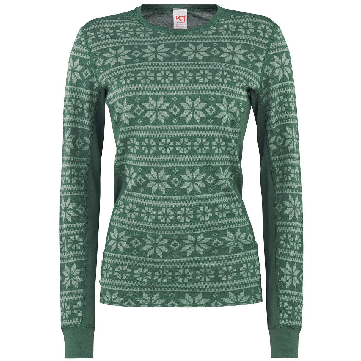 Kari Traa Knute Long Sleeve Skiundertrøje Dame - Murk Green - Murk Green