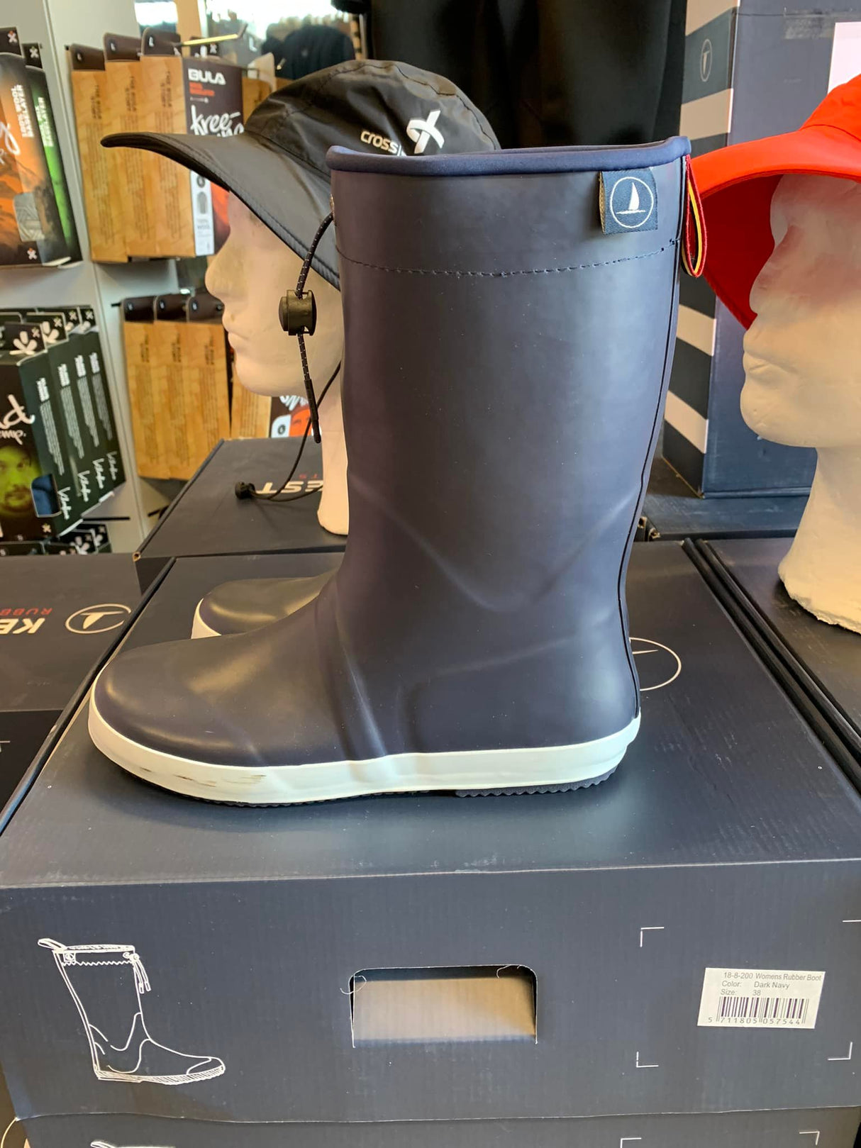 Sea Ranch Rubberboot Gummistøvler Dame / Herre - Mørk Navy -