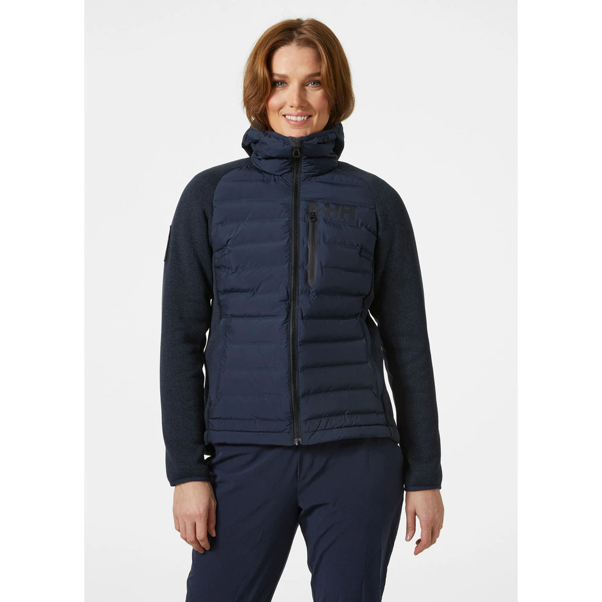 Helly Hansen Women's Arctic Ocean Insulated Hybrid Sejlerjakke Dame - Navy - Navy