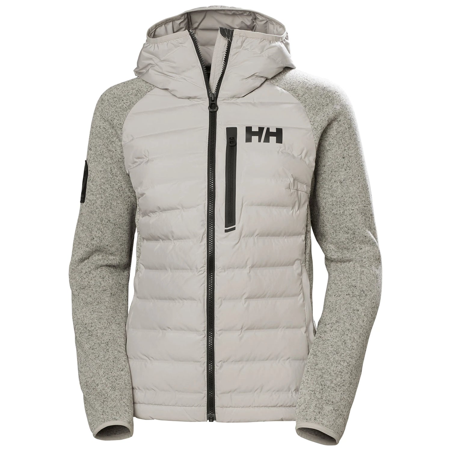Helly Hansen Women's Arctic Ocean Insulated Hybrid Sejlerjakke Dame - Mellow Grey -
