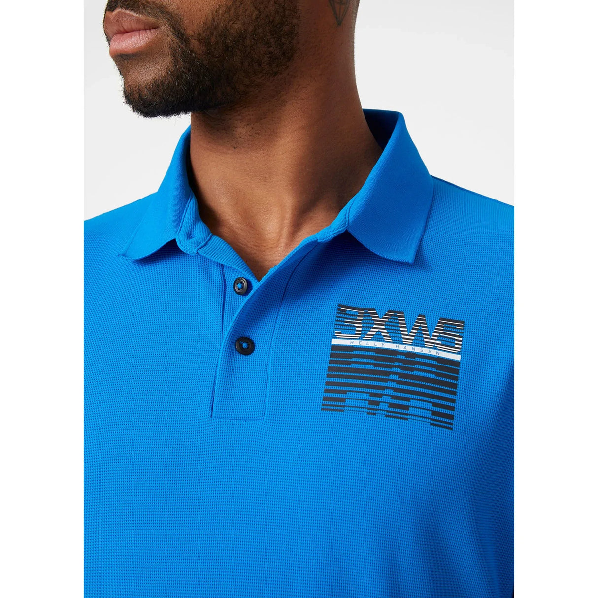 Helly Hansen Men's HP Racing Quick-Dry Polo T-shirt Herre - Electric Blue -