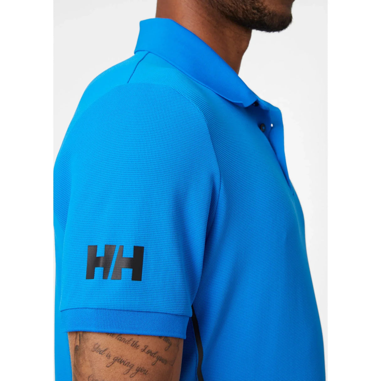 Helly Hansen Men's HP Racing Quick-Dry Polo T-shirt Herre - Electric Blue -
