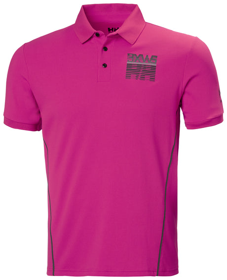 Helly Hansen Men's HP Racing Quick-Dry Polo T-shirt Herre - Magenta - Magenta