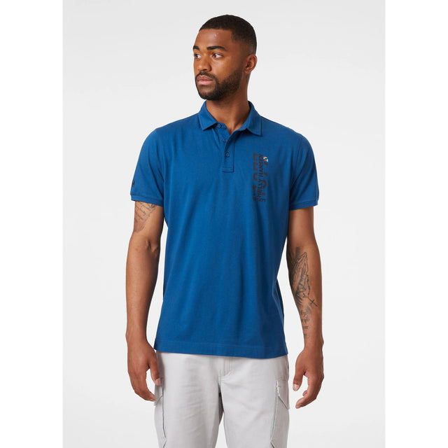 Helly Hansen Men's Coastline 2.0 Polo T-Shirt Herre - Deep Fjord - Deep Fjord