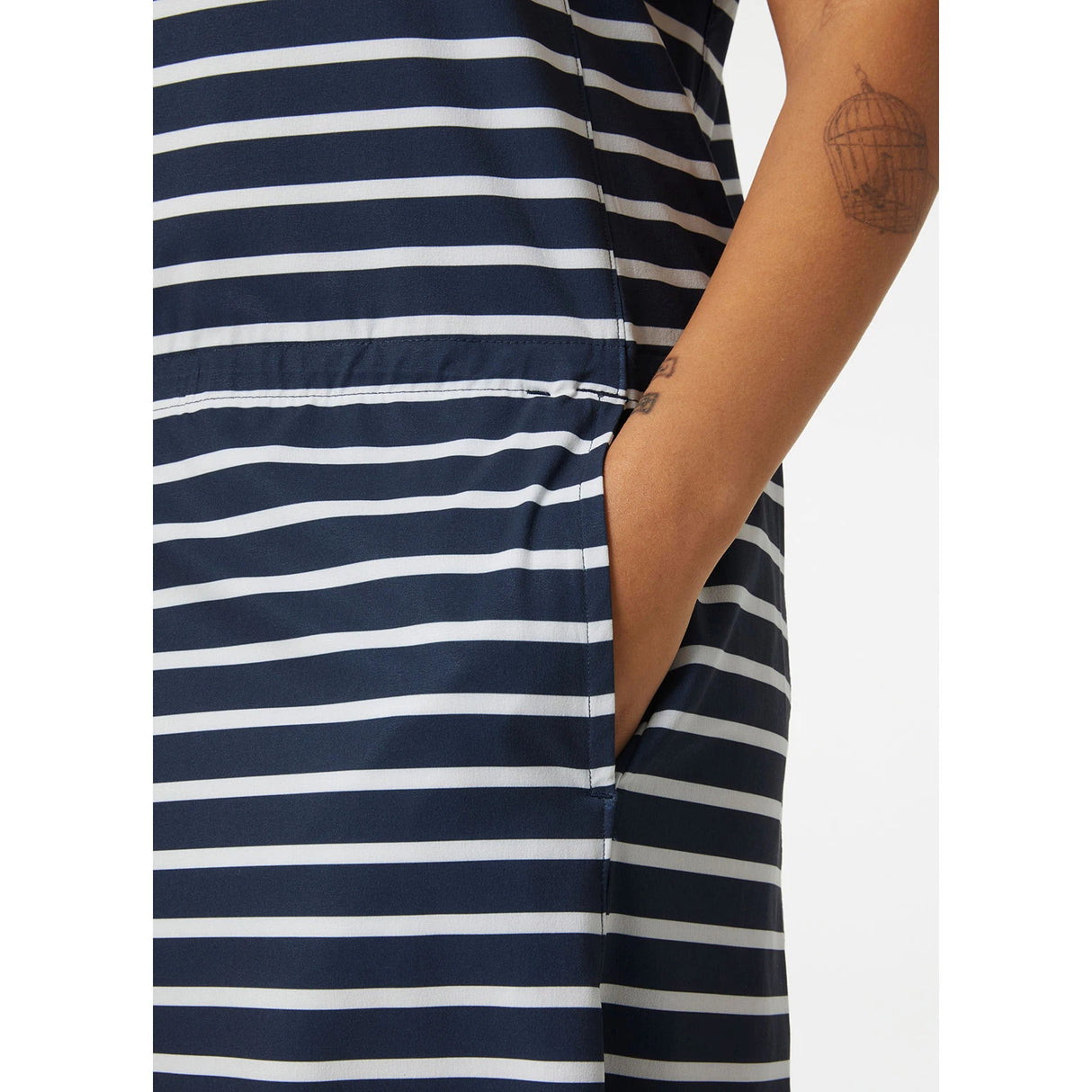 Helly Hansen Women's Thalia Summer Dress 2.0 Kjole Dame - Navy Stripe -