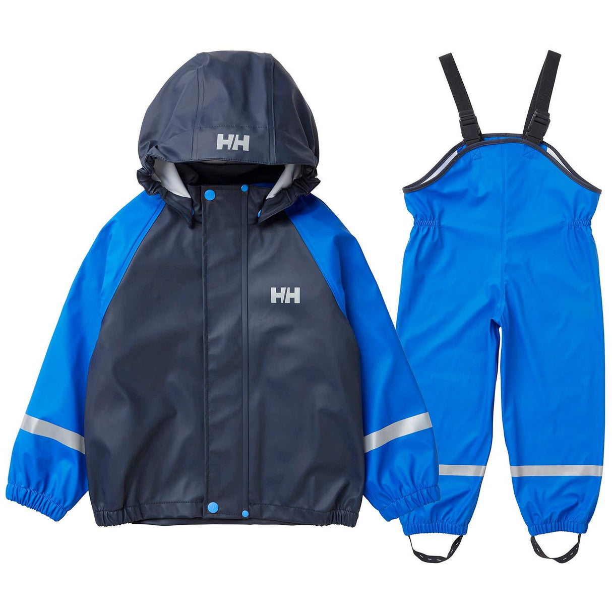 Helly Hansen Kids' Bergen PU Regnsæt Børn - Sonic Blue
