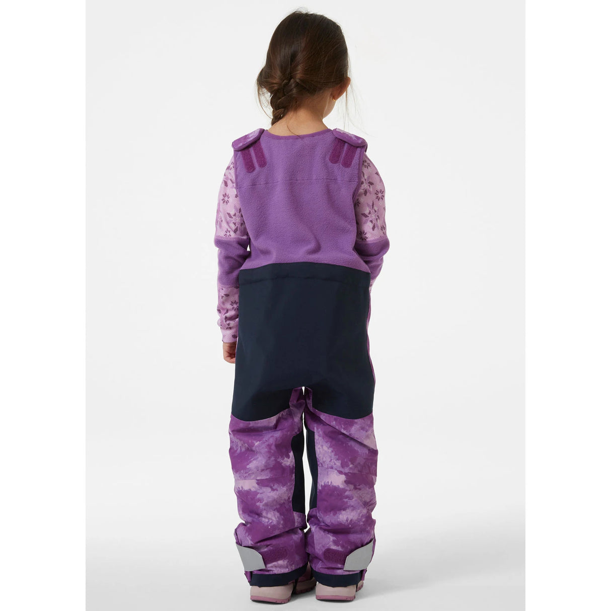 Helly Hansen Kids' Vertical Insulated Bib Pants Skibukser Børn - Crushed Grape -