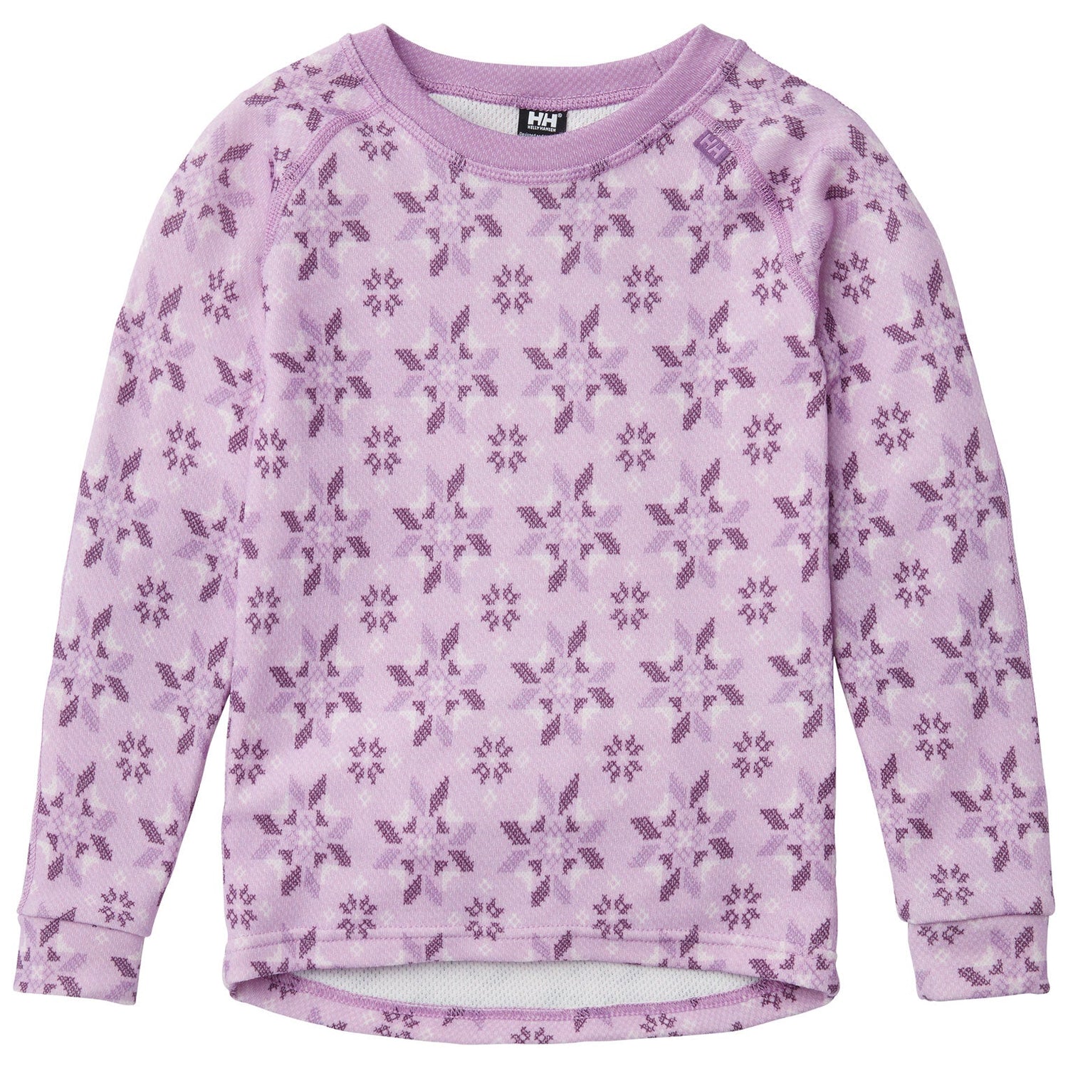 Helly Hansen Kids' HH Graphic LIFA® Merino Base Layer Set Skiundertøj Børn - Wisteria Purple -