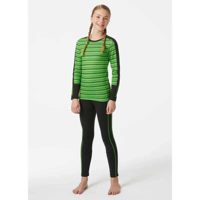 Helly Hansen Juniors' Graphic LIFA® Merino Base Layer Set Skiundertøj Børn - Clover -