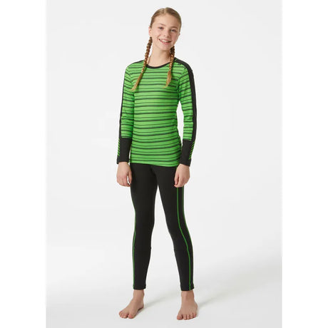 Helly Hansen Juniors' Graphic LIFA® Merino Base Layer Set Skiundertøj Børn - Clover -