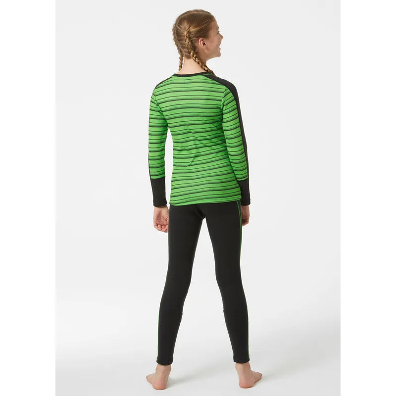 Helly Hansen Juniors' Graphic LIFA® Merino Base Layer Set Skiundertøj Børn - Clover -