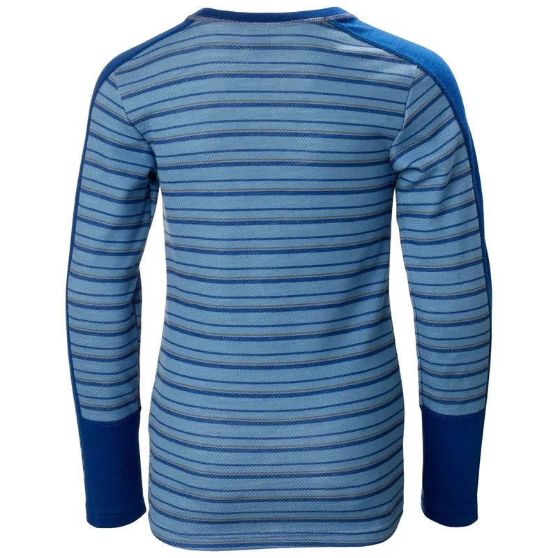 Helly Hansen Juniors' Graphic LIFA® Merino Base Layer Set Skiundertøj Børn - Blue Fog -