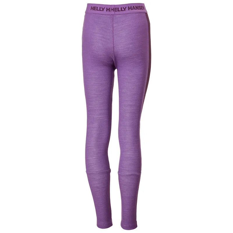 Helly Hansen Juniors' Graphic LIFA® Merino Base Layer Set Skiundertøj Børn - Crushed Grape -