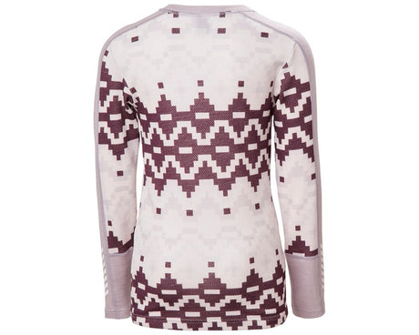 Helly Hansen Juniors' Graphic LIFA® Merino Base Layer Set Skiundertøj Børn - Dusty -