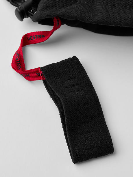 Hestra Heli Ski Female 5-finger Skihandsker Dame - Black & off-white -