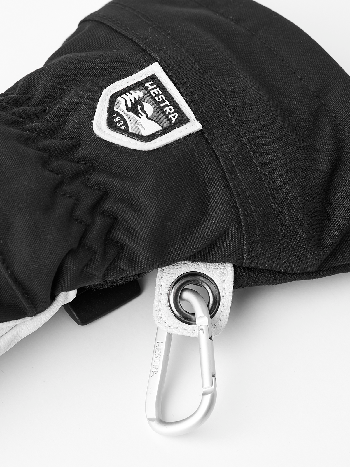 Hestra Heli Ski Female Mitt Skihandsker Dame - Black & Offwhite -