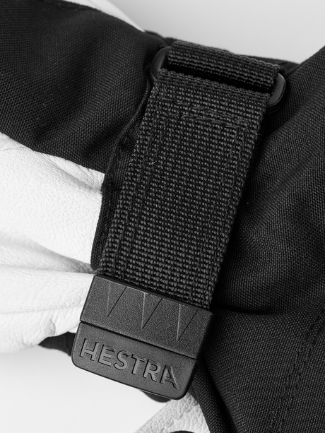 Hestra Heli Ski Female Mitt Skihandsker Dame - Black & Offwhite -