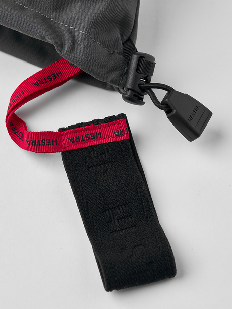 Hestra Heli Ski Female Mitt Skihandsker Dame - Grey & Offwhite -