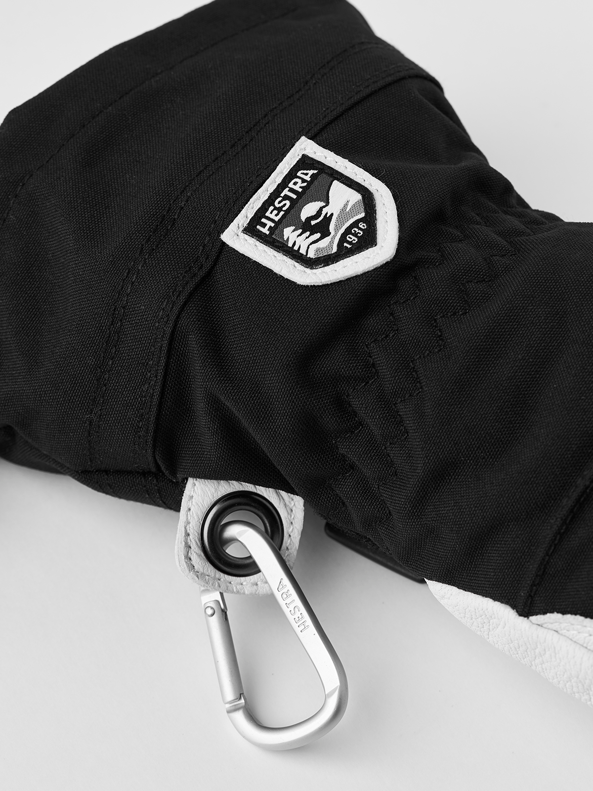 Hestra Heli Ski Female 3-finger Skihandsker Dame - Black & off white -