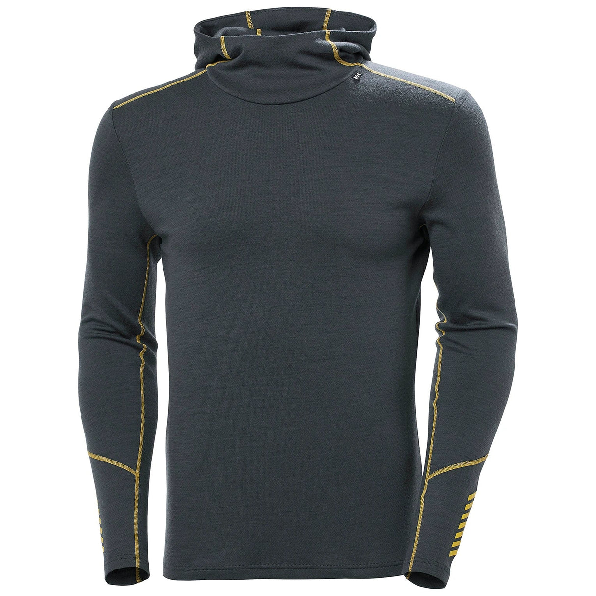 Helly Hansen Men's LIFA® Merino Midweight 2-in-1 Base Layer Hoodie Skiundertrøje Herre - Slate - Slate