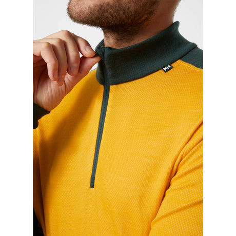 Helly Hansen Men's LIFA® Merino Midweight Half-Zip Skiundertøj Sæt Herre - Cloudberry / Black -