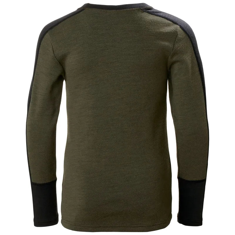 Helly Hansen Juniors' LIFA® Merino Midweight Base Layer Set Skiundertøj Børn - Utility Green -