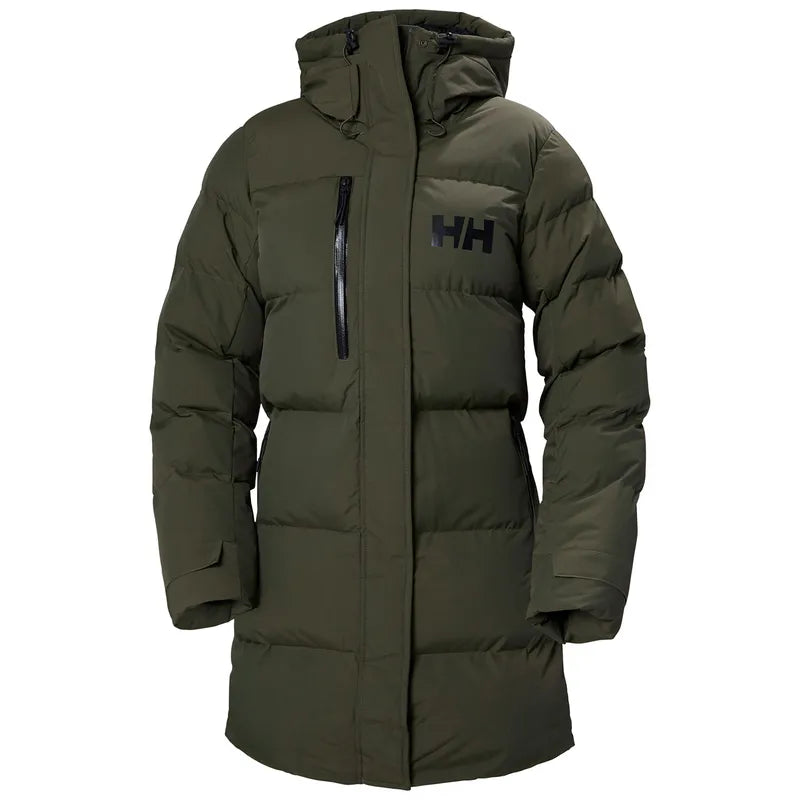 Helly Hansen Women's Adore Puffy Parka Dunfrakke Dame - Utility Green - Utility Green