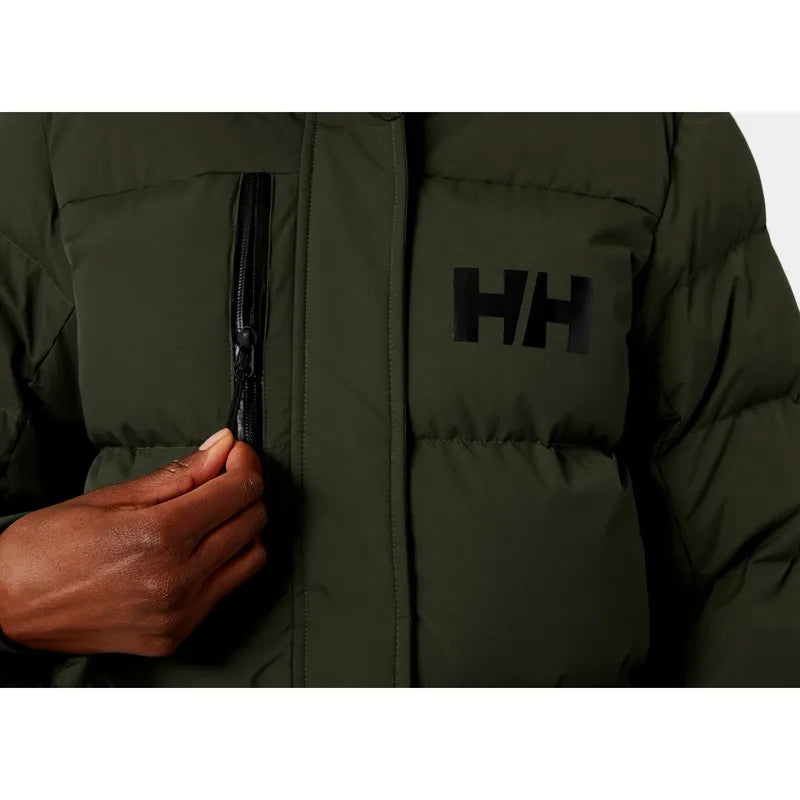 Helly Hansen Women's Adore Puffy Parka Dunfrakke Dame - Utility Green -