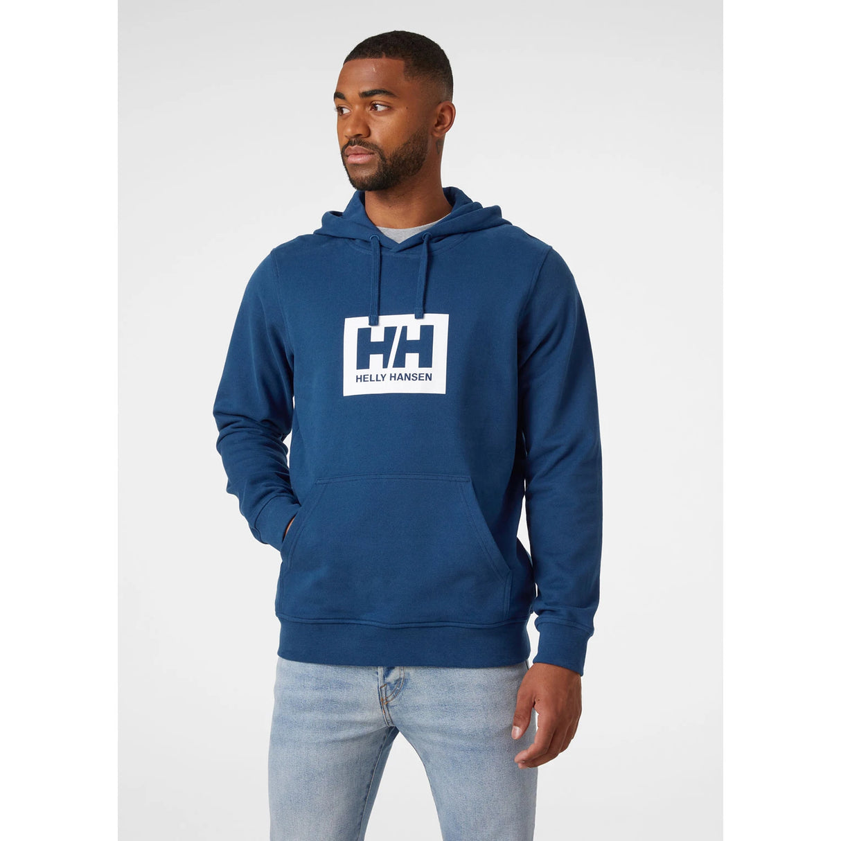 Helly Hansen Men's HH Box Hoodie Hættetrøje Herre - Deep Forest -