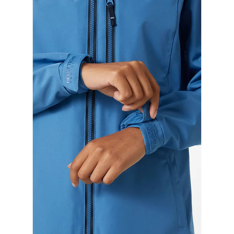 Helly Hansen Women's Long Belfast Jacket Regnjakke Dame - Azurite -