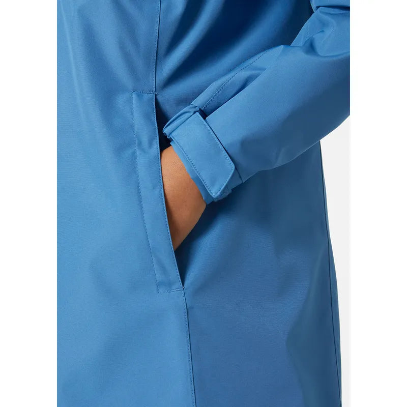 Helly Hansen Women's Long Belfast Jacket Regnjakke Dame - Azurite -