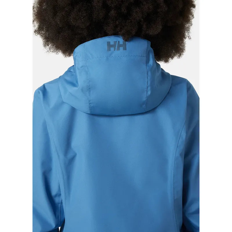 Helly Hansen Women's Long Belfast Jacket Regnjakke Dame - Azurite -
