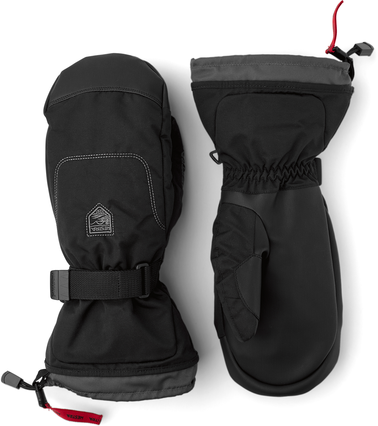 Hestra Gauntlet Sr. Mitt Skiluffer Herre - Black - Black