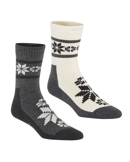 Kari Traa Rusa Sock Sportssokker Dame 2-pak - Dusty Grey - Dusty Grey