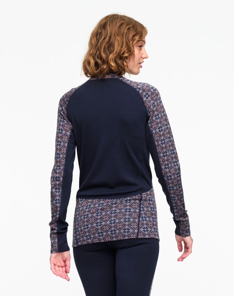 Kari Traa Rose Light Half Zip Skiundertrøje Dame - Royal -