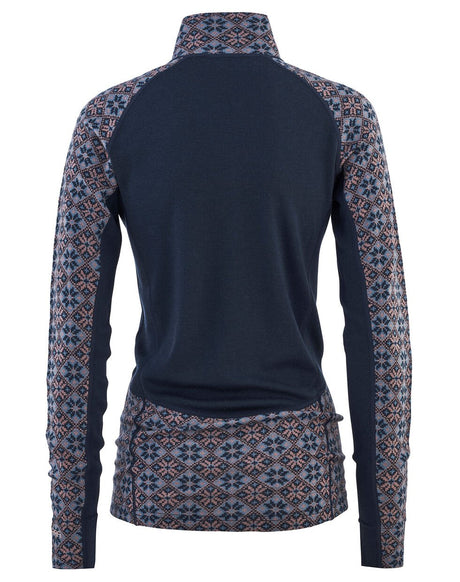 Kari Traa Rose Light Half Zip Skiundertrøje Dame - Royal -