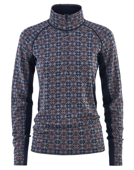 Kari Traa Rose Light Half Zip Skiundertrøje Dame - Royal -
