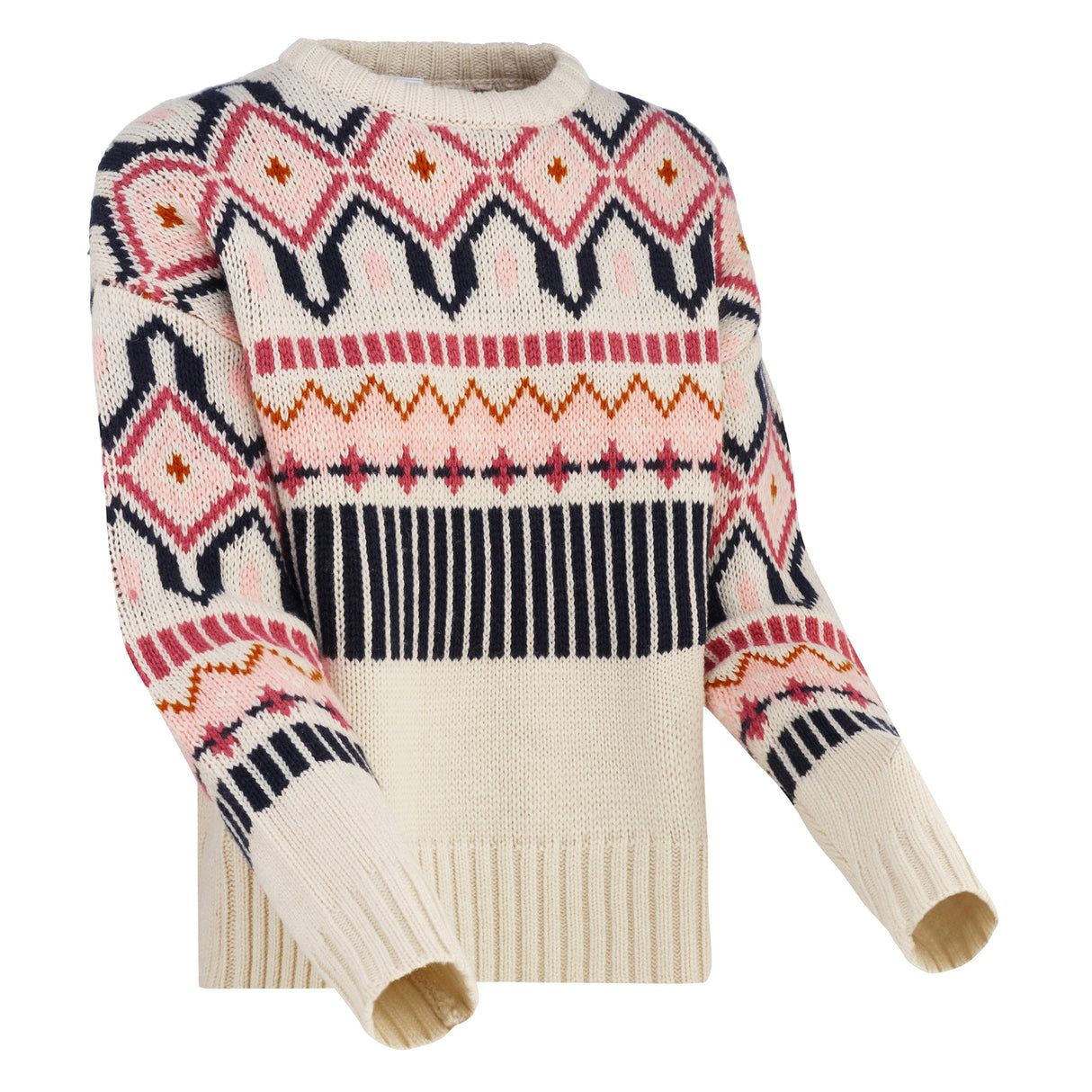 Kari Traa Mølster Knit Sweater Dame - Nwhite
