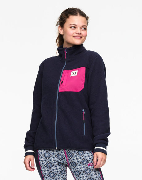 Kari Traa Røthe Midlayer Fleecetrøje Dame - Royal -