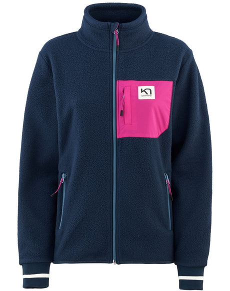 Kari Traa Røthe Midlayer Fleecetrøje Dame - Royal - Royal