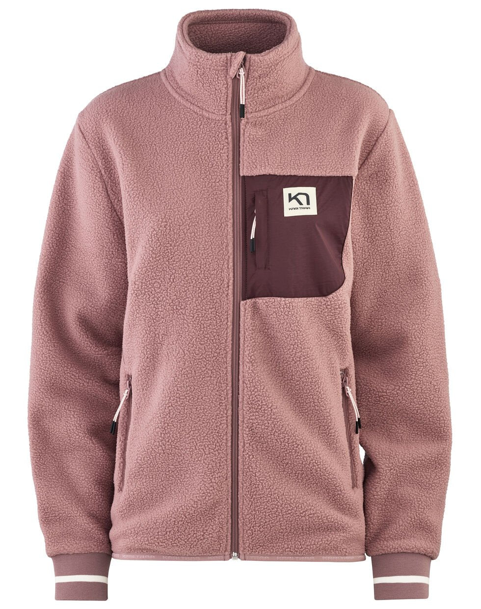 Kari Traa Røthe Midlayer Fleecetrøje Dame - Rtaupe - Rtaupe