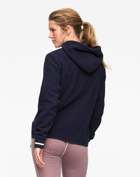 Kari Traa Røthe Hoodie Fleece-hættetrøje Dame - Rroyal -