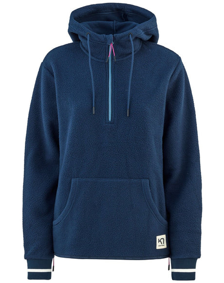Kari Traa Røthe Hoodie Fleece-hættetrøje Dame - Rroyal - Rroyal