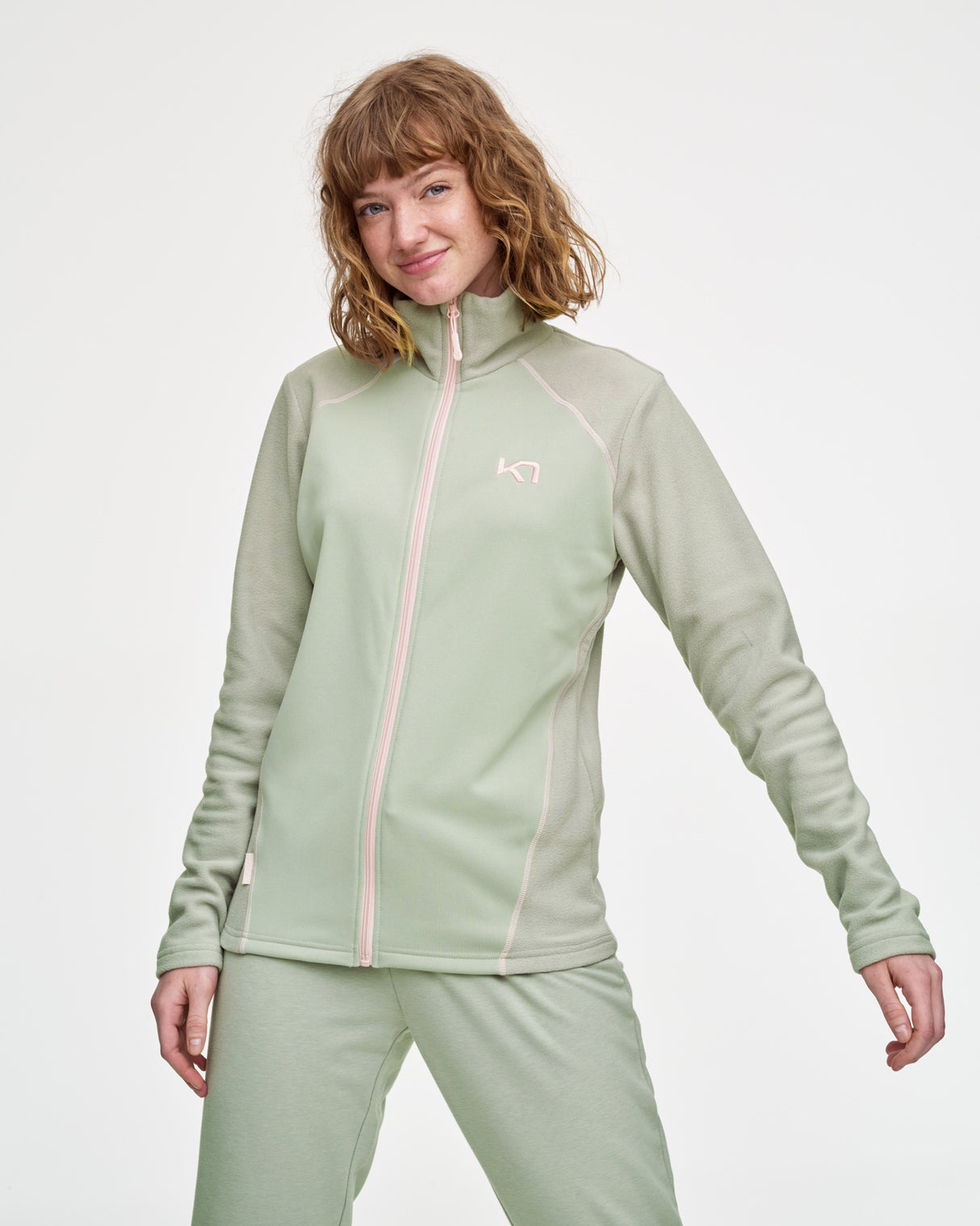 Kari Traa Kari Full-Zip Fleecejakke Dame - Slate -