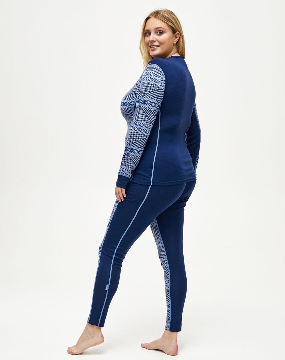 Kari Traa Sjarm Uldundertrøje 2XL-4XL – 100% Merino-uld -