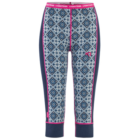 Kari Traa Rose Capri Pants Skiunderbukser Dame - Syrup - Royal